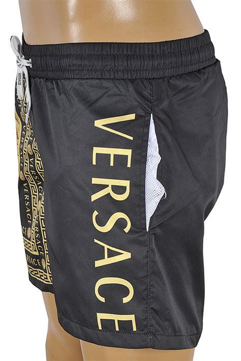 versace mens short set